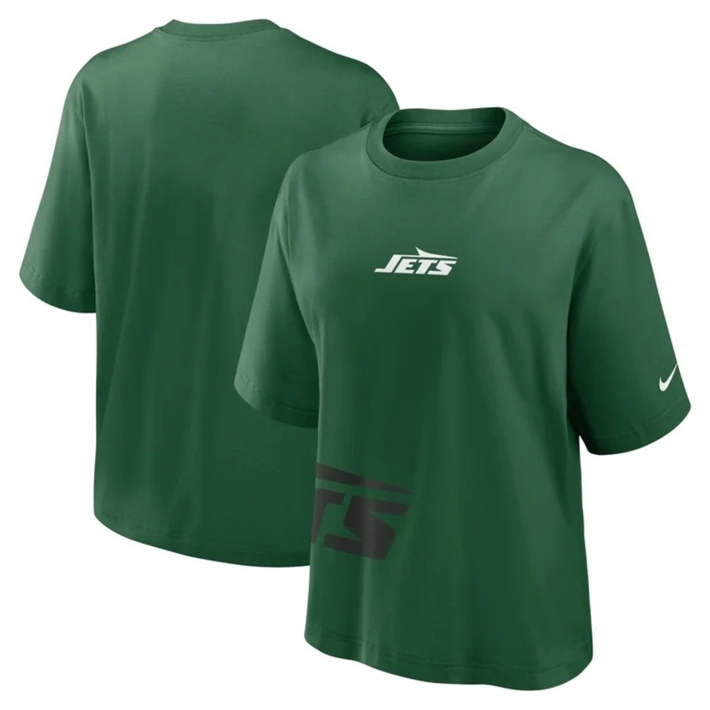 Women's Nike Green New York Jets Boxy T-Shirt (NFL)